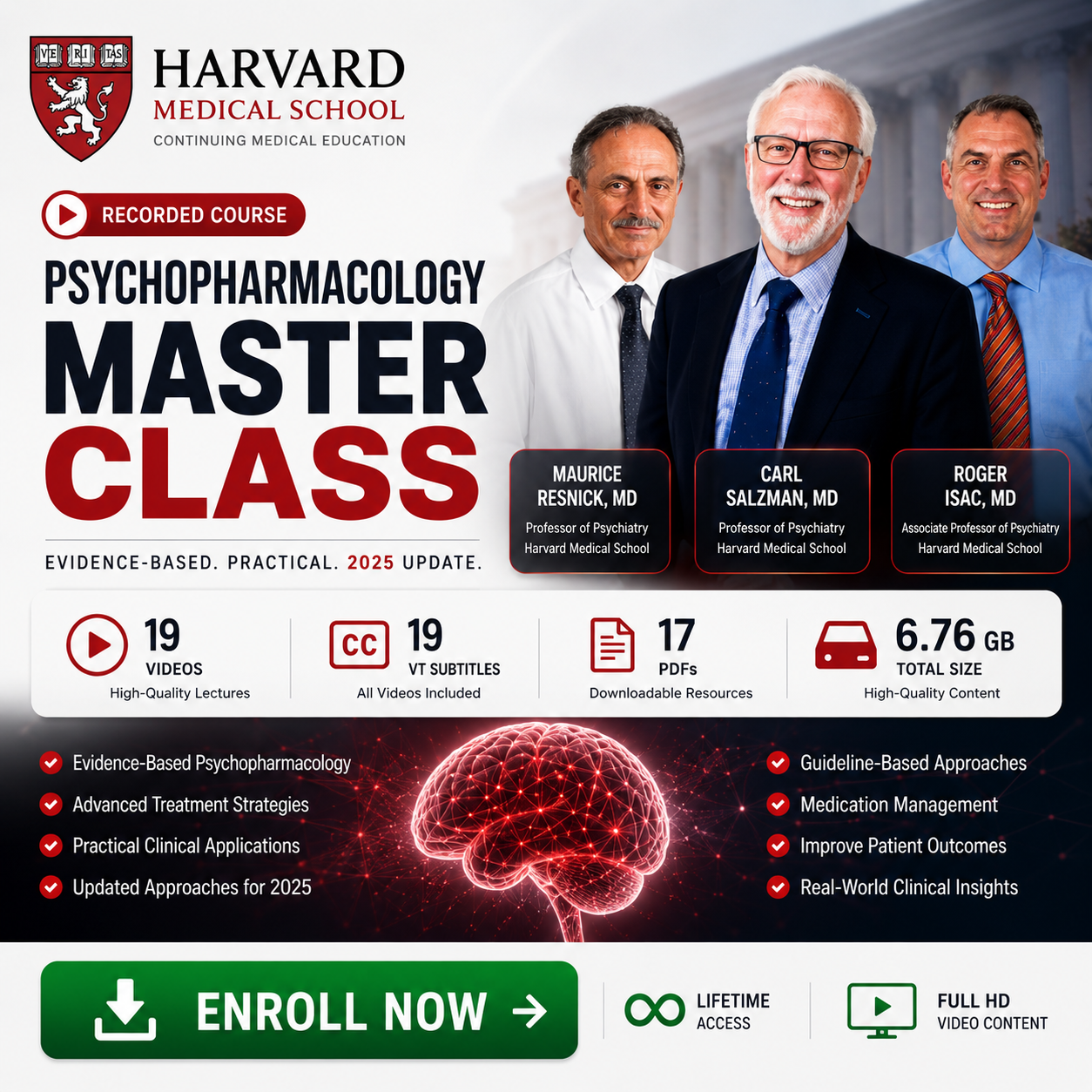Harvard Psychopharmacology A Master Class 2026 Harvard Psychopharmacology A Master Class 2026 - Image 1