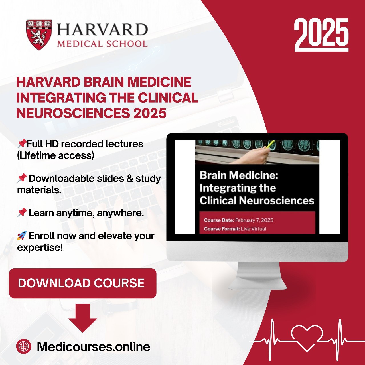 photo_2025-05-26_22-35-09.jpg Harvard Brain Medicine: Integrating the Clinical Neurosciences 2025 (Videos with subtitles + Slides) - Image 1